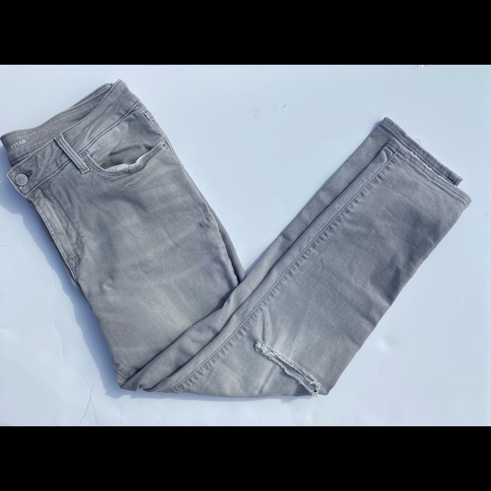 Gray Ripped Old Navy Jeans